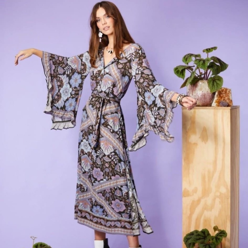 Nine Lives Bazaar Mabel maxi dress